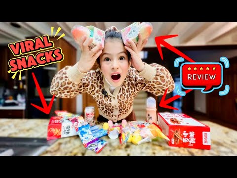 Mom and Kid Try Viral Chinese Snacks 🇨🇳