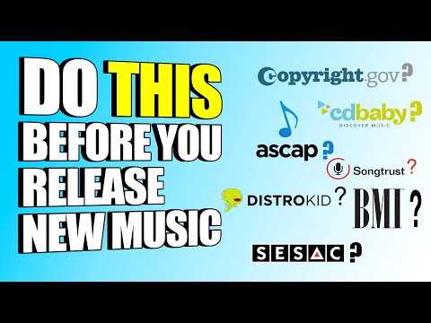 The 1st Thing To Do Before Releasing Your Music | ASCAP? BMI? Songtrust? Copyright Registration?