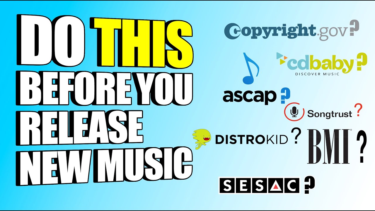The 1st Thing To Do Before Releasing Your Music | ASCAP? BMI? Songtrust? Copyright Registration?