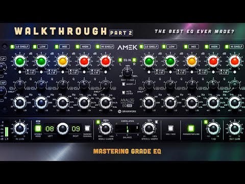 AMEK EQ 250 - How To Use - Walkthrough - Part 2 (no voice)