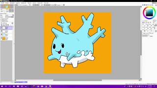 Speed Drawing Advent 2017 Day 21 - Shiny Corsola