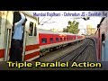 An Epic Parallel Race 3 Trains Mumbai Rajdhani Sealdah Rajdhani Jan Shatabdi