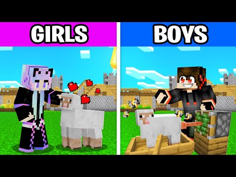 How BOYS vs GIRLS Play Minecraft