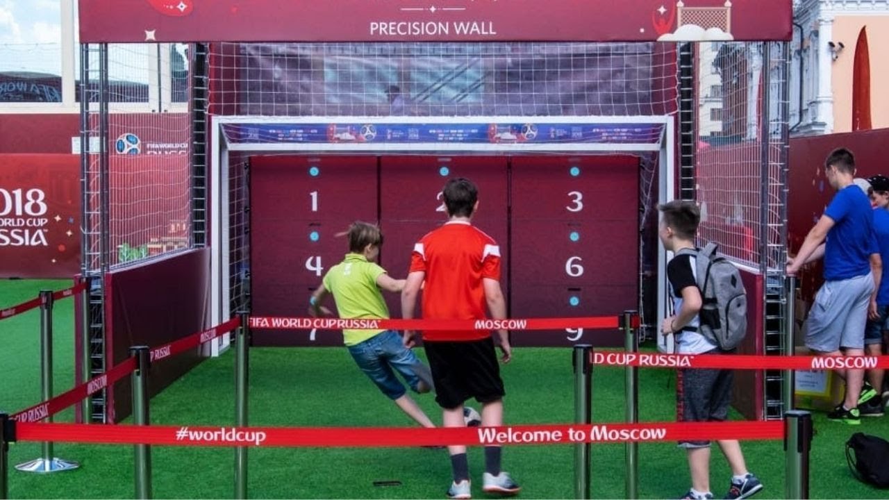 Precision Wall | Playtech Interactive | Interactive Soccer Shooting Technology