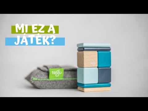 Tegu – Hordozható Mágneses építőkocka POP kék - teszt 1