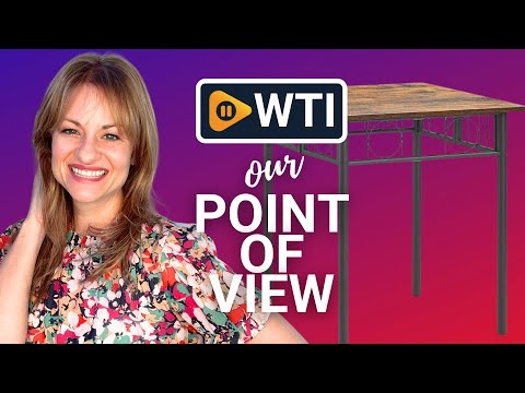 JOIN IRON Folding Dining Table for 4 People - WTI product video review