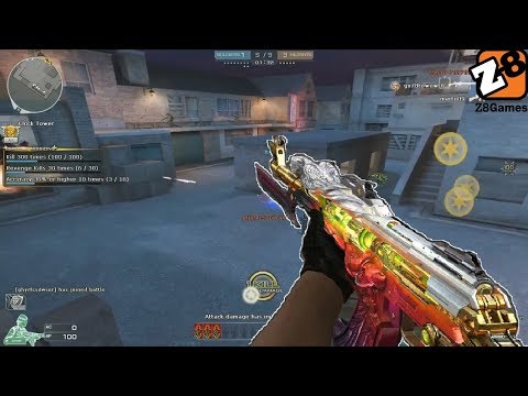 Crossfire NA 2.0 : AK47 Noble Beast Gold - Hero Mode X - Zombie V4