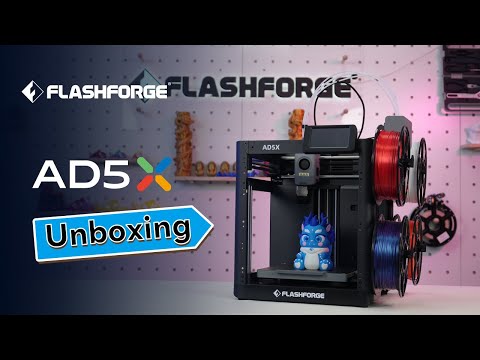 Flashforge 3d Printer Unboxing And Setup