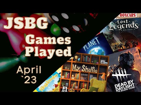 Board Games Played in April 2023 | Monthly Recap