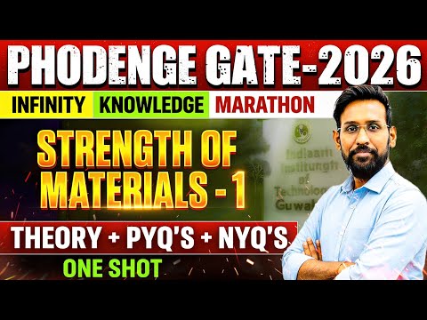 SOM One Shot: Theory + PYQs + NYQs | Infinity Knowledge Marathon #infinityzone #gate2026
