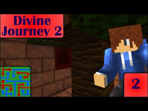 Underground Maze! | Minecraft: Divine Journey 2 | Episode 2
