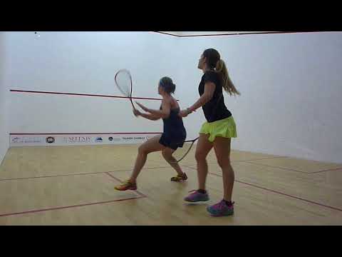 TOURNAMENT OF PYRAMIDES 2018 - Hana Ramadan (EGY) bt Eva Fertekova (CZE) 11-5, 11-6, 11-4