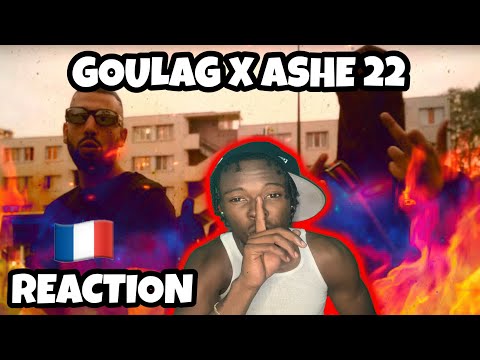 AMERICAN REACTS TO FRENCH DRILL RAP! Goulag feat Ashe 22 - H24 (CLIP OFFICIEL)WITH ENGLISH SUBTITLES