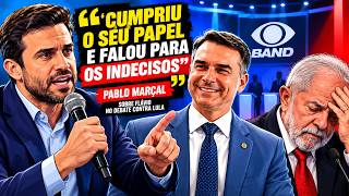 Pablo Marçal exalta desempenho de Flávio em debate contra o Lula: "cumpriu o seu papel"