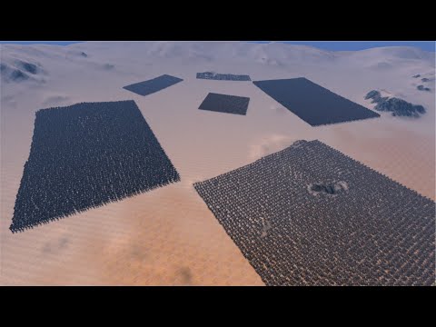 GOLDEN KNIGHTS VS FANTASY ARMY  - UEBS MODS - Ultimate Epic Battle Simulator