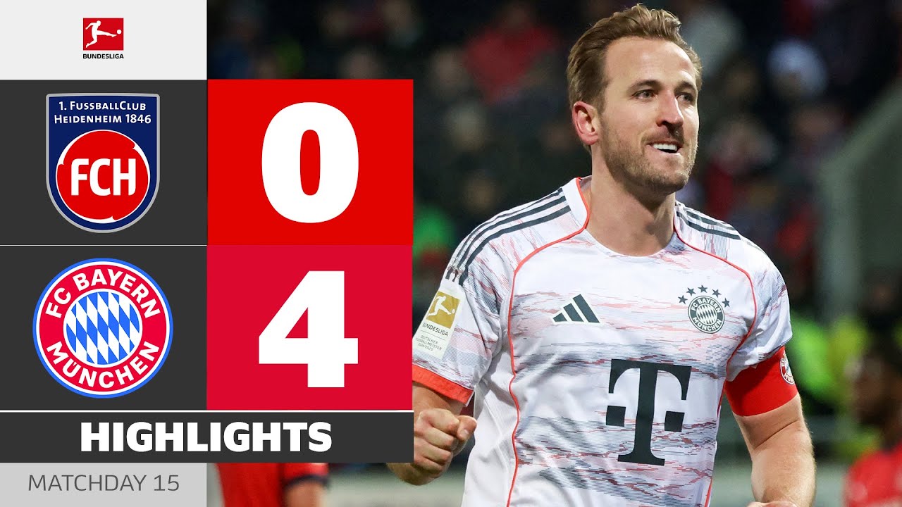 Bayern Ends Year On A High! | HEIDENHEIM - FC BAYERN | Highlights | Matchday 15 – Bundesliga 2025/26
