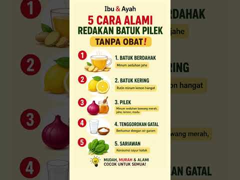 Batuk Pilek Tanpa Obat? Ini 5 Cara Alami yang Mudah, Murah, dan Cocok untuk Semua Usia #ibudanayah