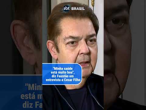 Faustão afirma que saúde está boa | SBT Brasil (23/08/24)