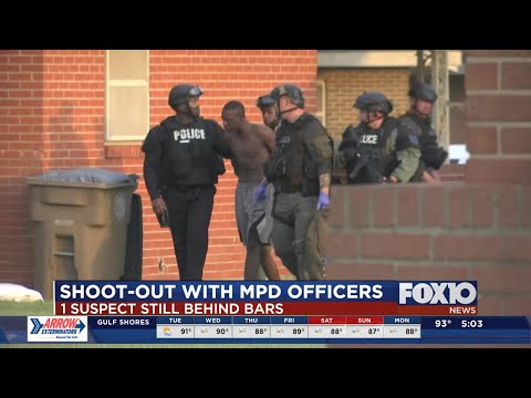 Man wounded in shootout with police appears in court