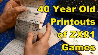 A Collection of ZX81 Printouts from the 80s: Games & More