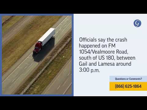 Pedro Benitez Dies After 18-Wheeler Overturns on FM 1054 Near Gail