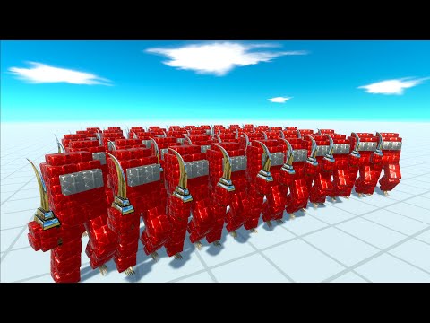 30x AMONG US IMPOSTOR vs EVERY UNIT - Animal Revolt Battle Simulator