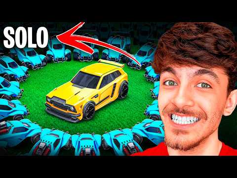 MINHA PRIMEIRA VEZ JOGANDO SOLO NO ROCKET LEAGUE 😱⚽