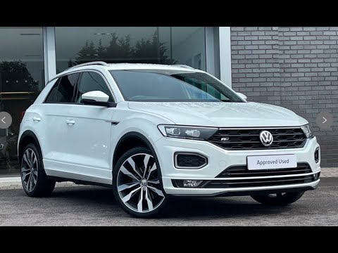Approved Used T-Roc R-Line 1.6 TDI Manual Pure White | Wrexham Volkswagen