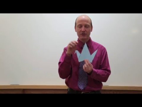 "Folding a New Tomorrow: Origami Meets Math and Science," Thomas Hull
