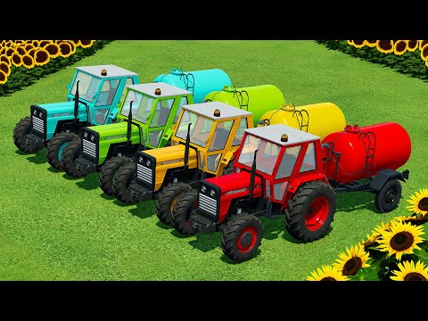 PLOW FIELD, SPREAD LIME & SLURRY WITH FIAT TRACTORS - Farming Simulator 22