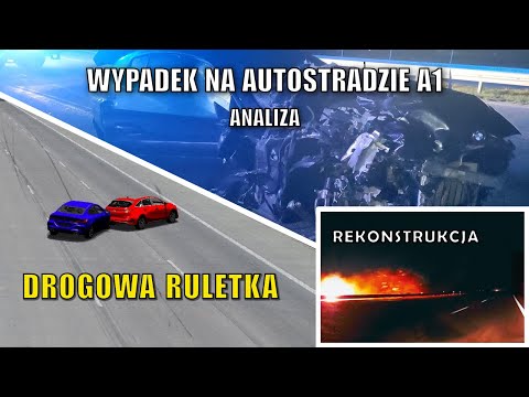 Rekonstrukcja wypadku na autostradzie A1 – BMW oraz KIA