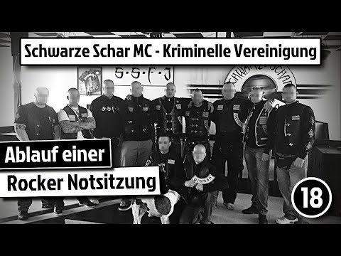Rocker Milieu Schwarze Schar MC - Kriminelle Vereinigung | Ablauf Rocker Notsitzung  | Teil 18