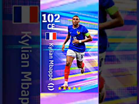 HOW TO TRAIN 102 RATED Kylian Mbappé IN EFOOTBALL 2025 #efootball #shorts #france #konami