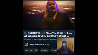 NIGHTWISH- BLESS THE CHILD(WACKEN 2013)  EMOTIONALLY DIVINE 💜🖤 INDEPENDENT ARTIST REACTS