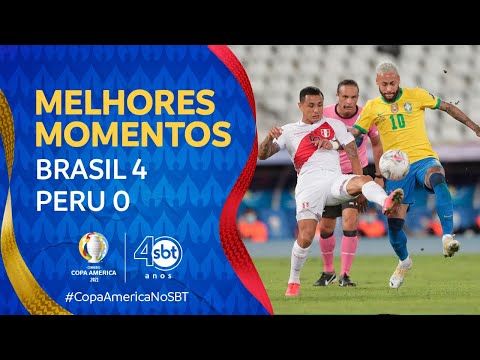 Vídeo / Brasil 4 x 0 Peru - Copa América 2021!
