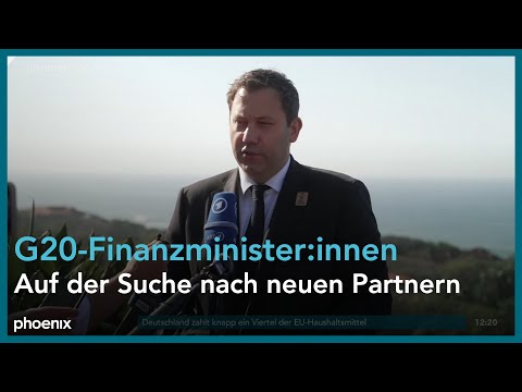 Lars Klingbeil zum Treffen der G20-Finanzminister:innen am 17.07.25