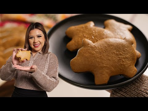 SÚPER EASY Mexican Gingerbread Sweet Bread | Marranitos (Cochinitos / Puerquitos) de Piloncillo