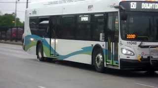 preview picture of video 'MTA Maryland: 2011 New Flyer XDE40 (Hybrid) #11048 on Route 150 \\ U.S. 40 Express'