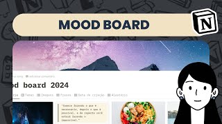 Vamos começar - Descubra como criar um mood board incrível no Notion