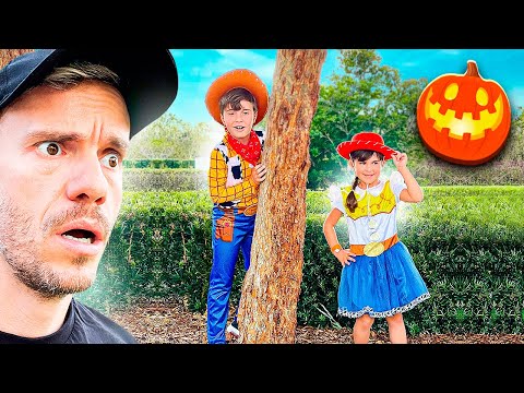 HALLOWEEN EM ORLANDO COM WOODY E JESSIE DOCES E TRAVESSURAS