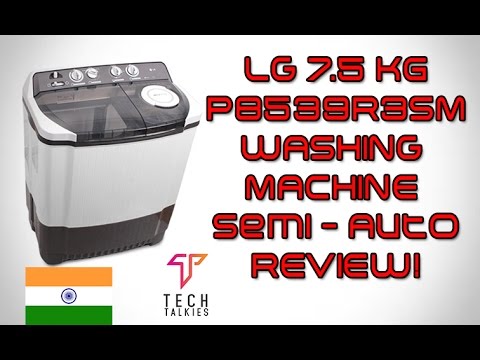 Lg p8539r3sm semi-automatic washing machine