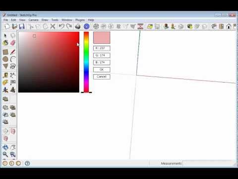 comment colorer google sketchup