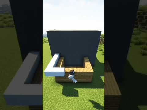 INSANE Minecraft Modern House Build! 😱 #shorts