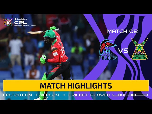 Highlights | Antigua & Barbuda Falcons vs. Guyana Amazon Warriors | CPL 2024