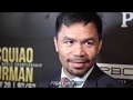 MANNY PACQUIAO SAYS KEITH THURMAN A "EASY FIGHT" IF HE FIGHTS LIKE HE DID IN JOSESITO LOPEZ FIGHT