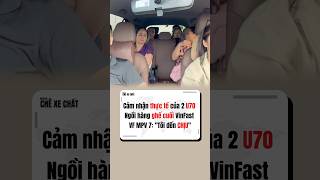 Cảm nhận thực tế của người ngồi hàng ghế sau #vinfast #vfmpv7 