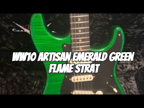 Fender Custom Shop Wildwood 10 Artisan Stratocast 2024 - Green Nitro image 17