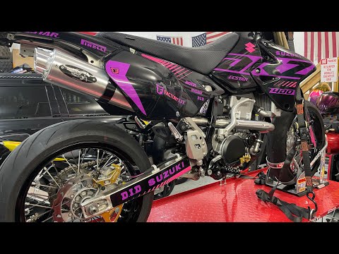 Barkers Performance Exhaust DRZ400SM!