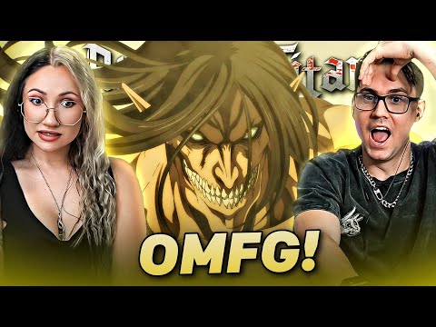 REMATCH OF THE CENTURY 💥  - Couple Reacts to *ATTACK ON TITAN (First Time) 4x16 'Above and Below'