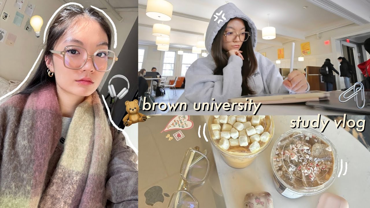 EXTREMELY productive finals week at brown | study vlog